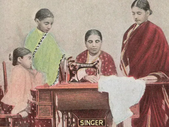 singer first advertisment