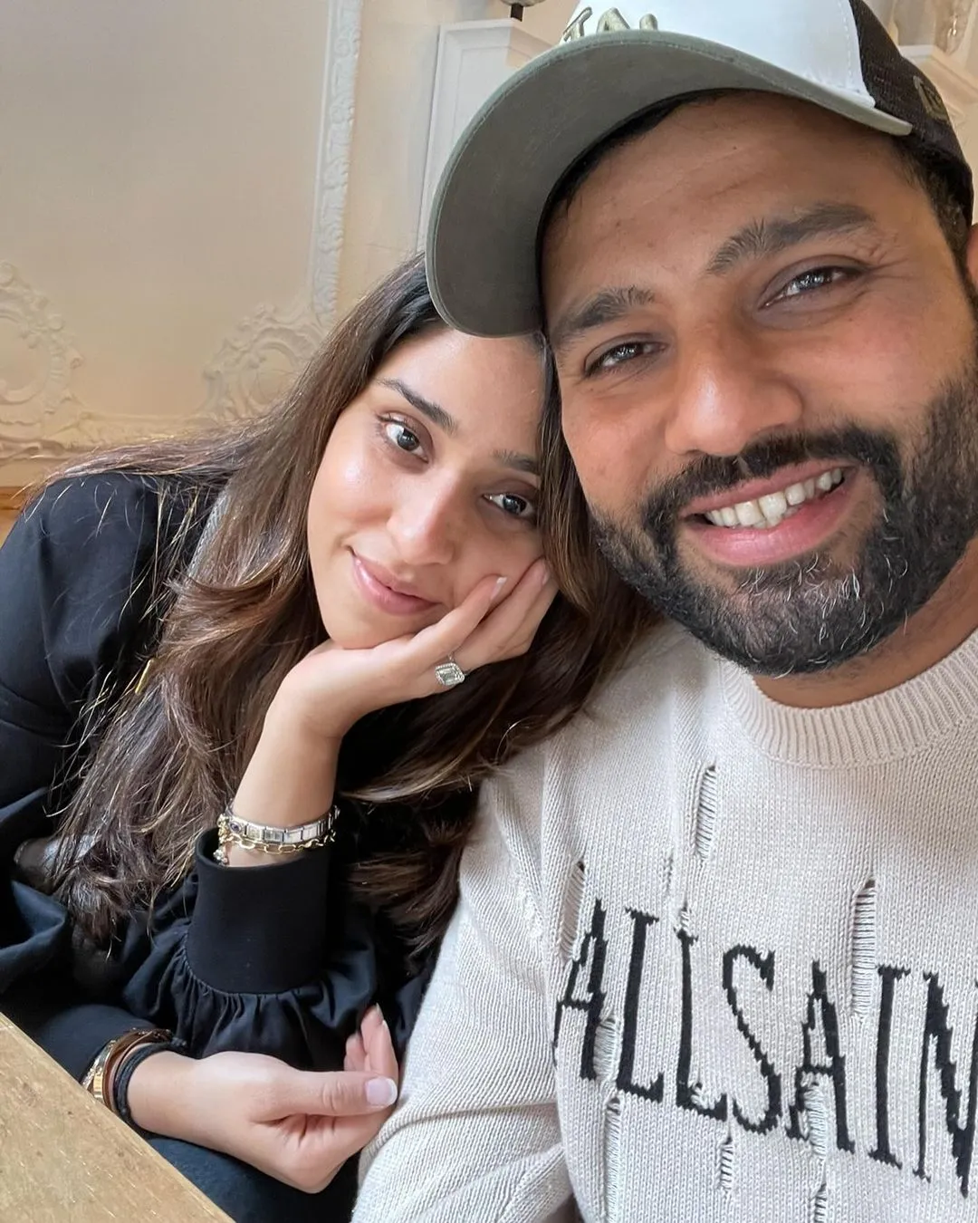 Rohit Sharma and Ritika Sajdeh