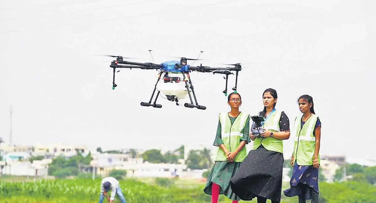 women drone pilots