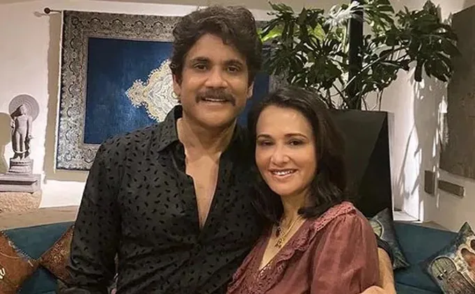 Nagarjuna with amala