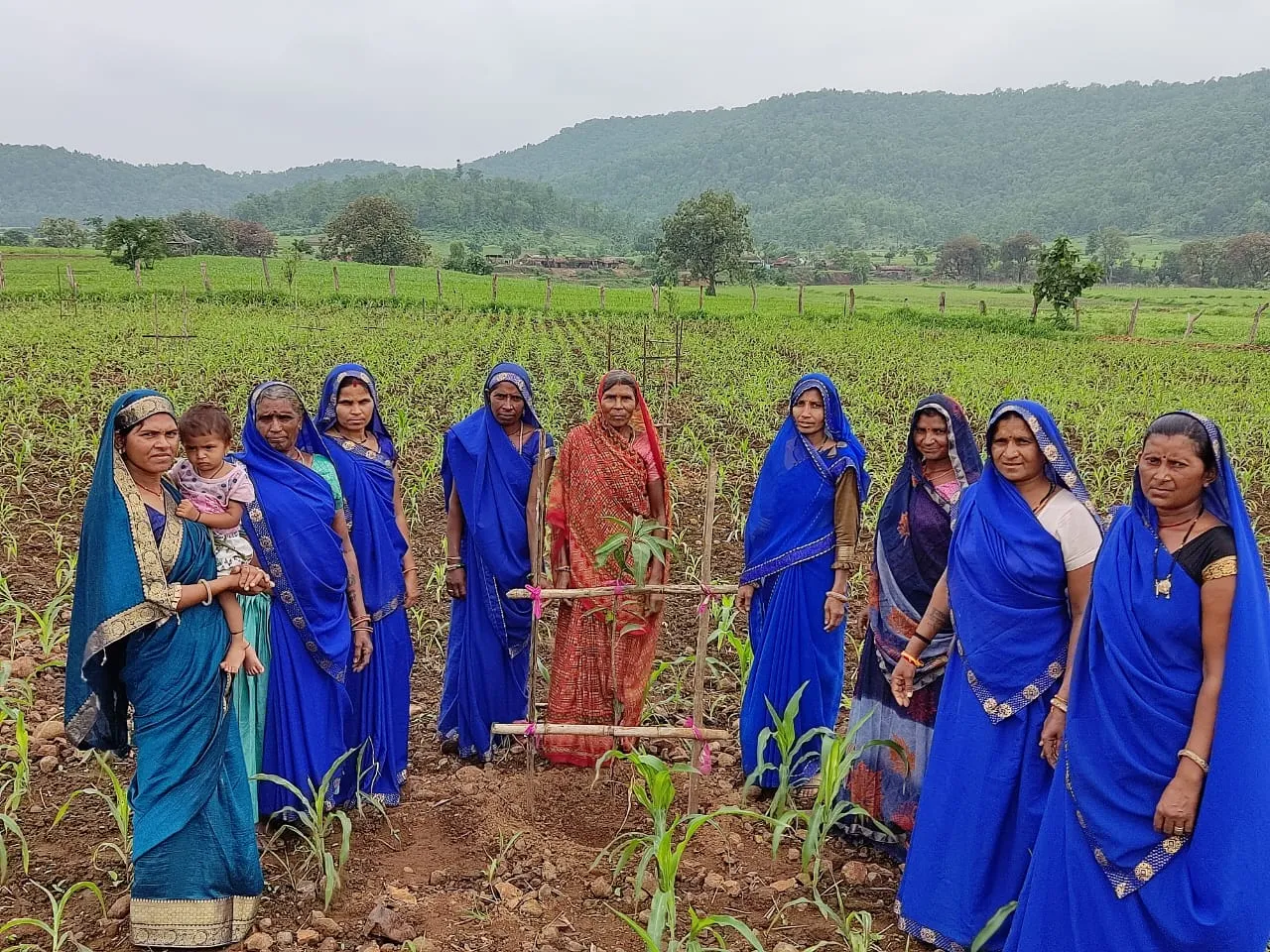 Dewas SHG women left labour