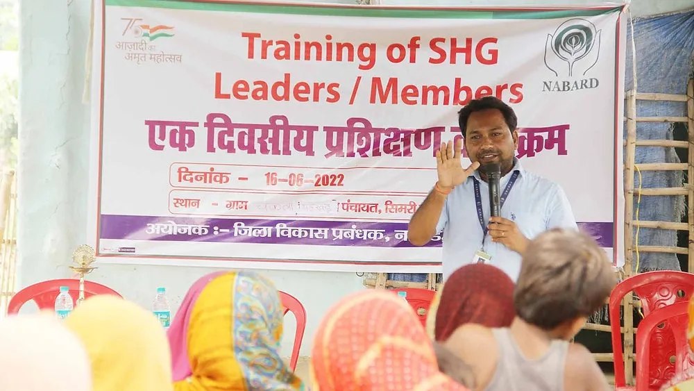 NABARD training SHG women