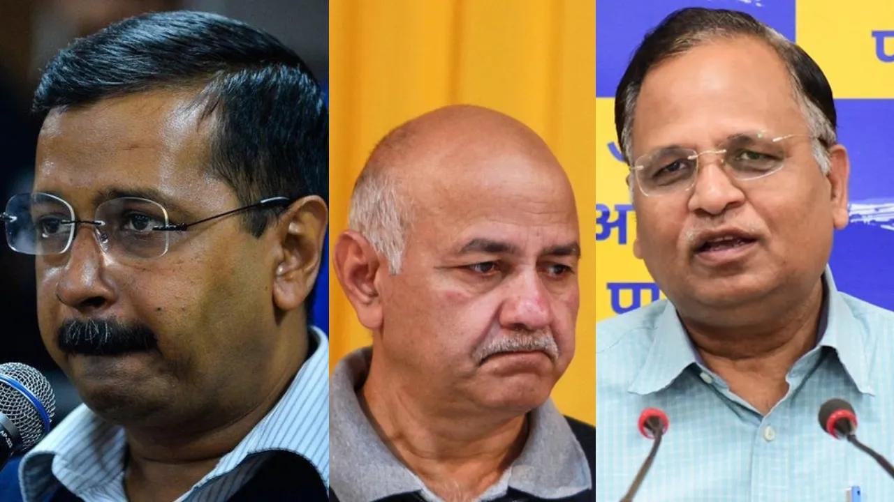 Arvind Kerjiwal, Manish sisodia and Satyendra Jain Lost in Election