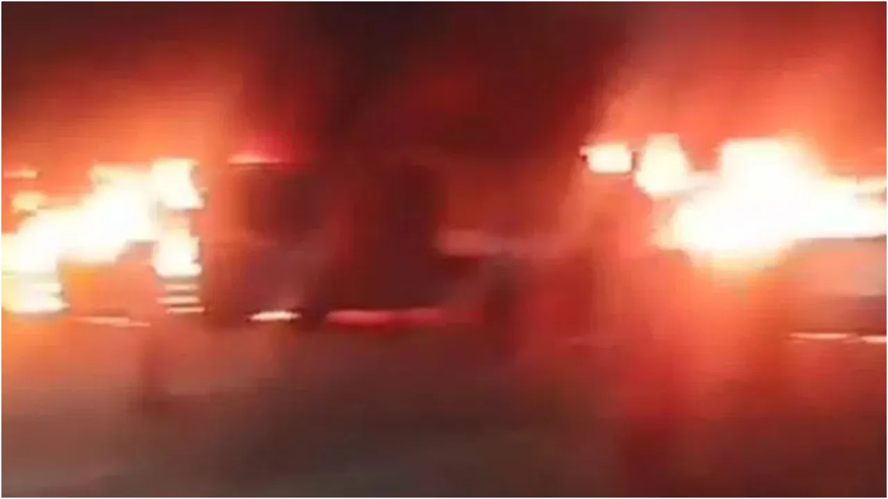 bus fire
