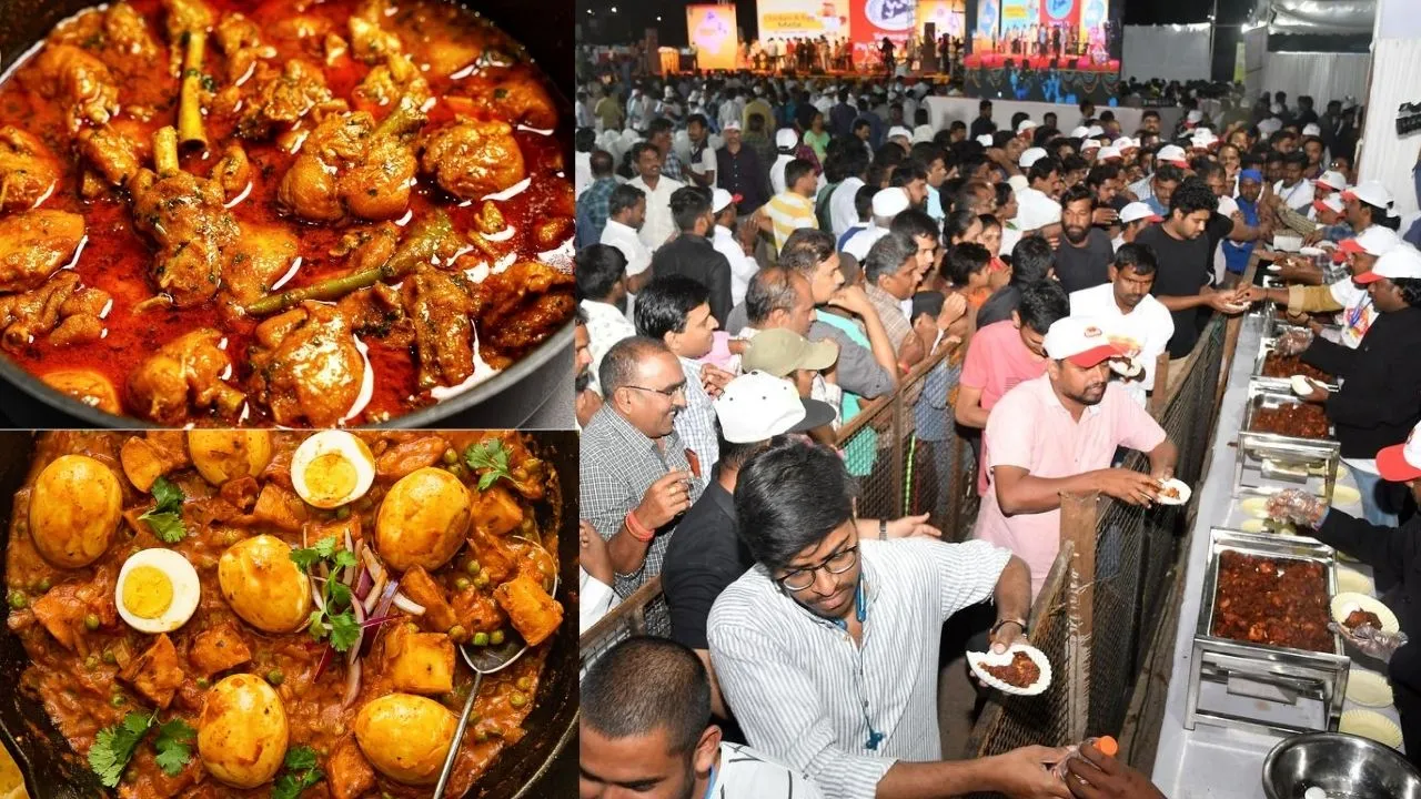 Free Chicken and Egg Mela Draws Massive Crowds in Hyderabad Amid Bird Flu Fears