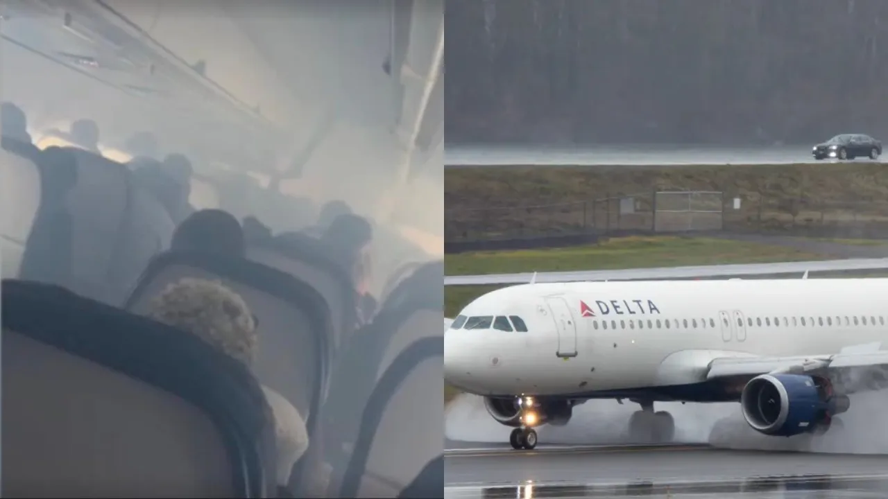 Delta flight forced to make emergency landing in Atlanta after haze fills cabin