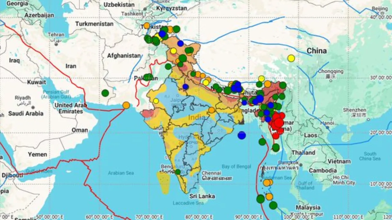Earthquake in afganisthan