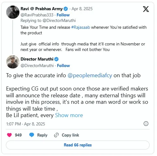 rajasaab updates