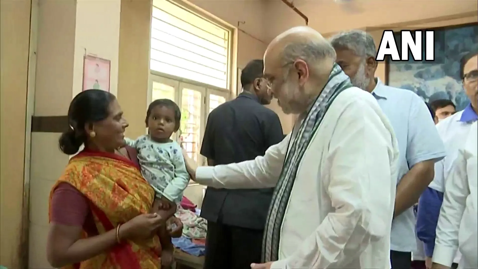 home minister amit shah conducted aerial survey