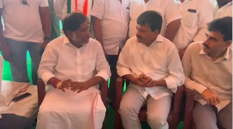 Celebrity visit to Bhatti Vikramarka