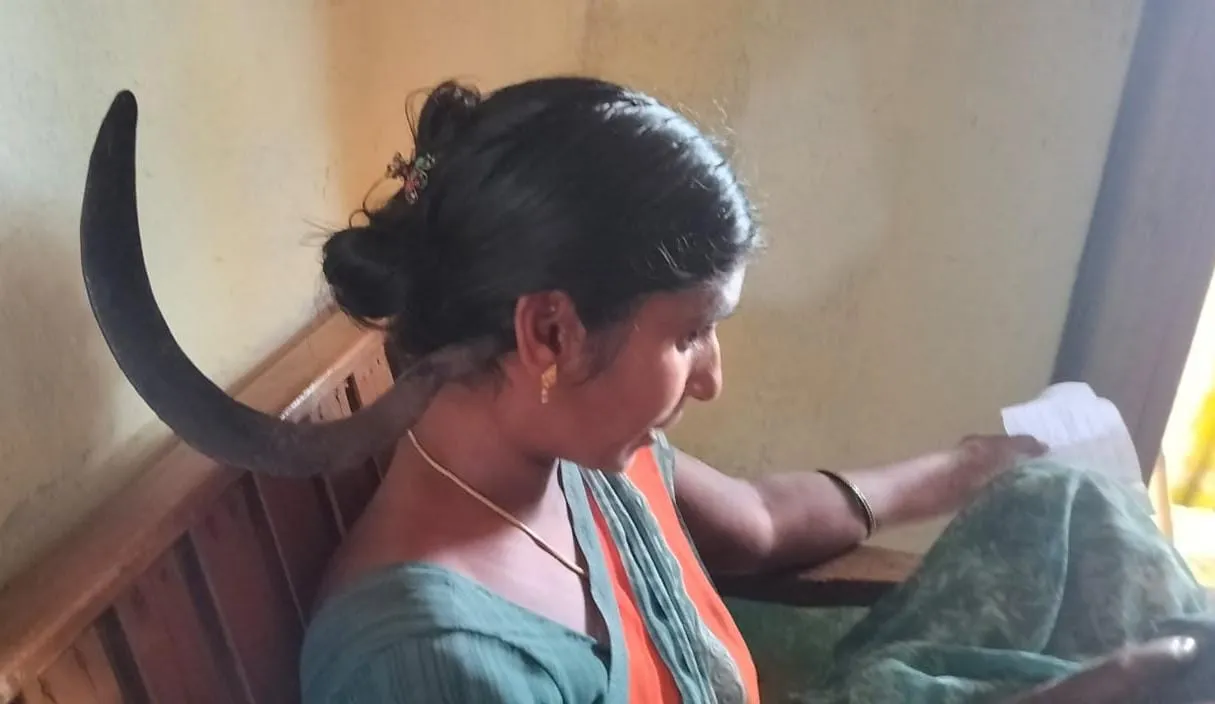 Husband attacked wife with machete