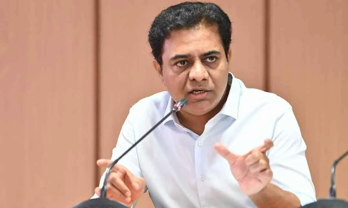 KTR delhi tour concludes minister embarks on return journey 