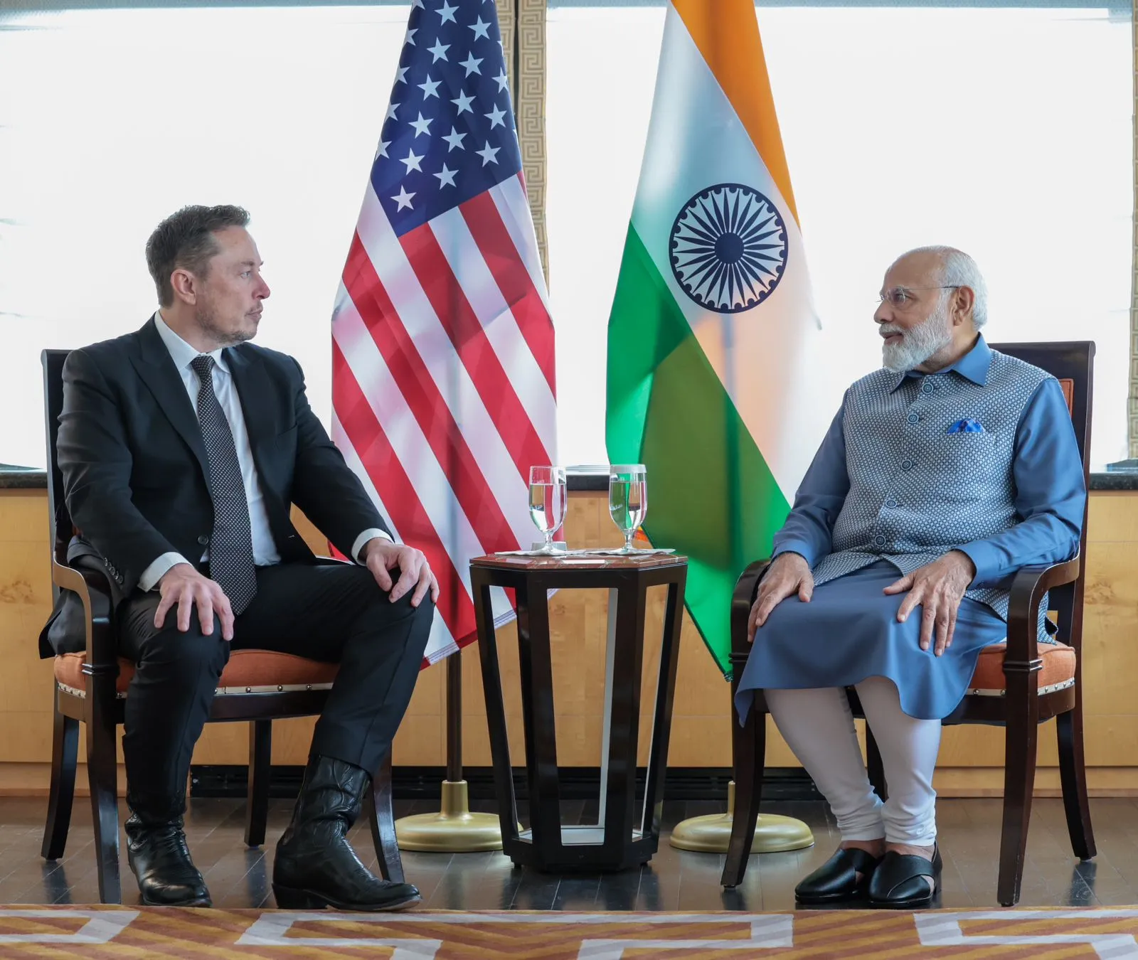 pm modi meet elon musk