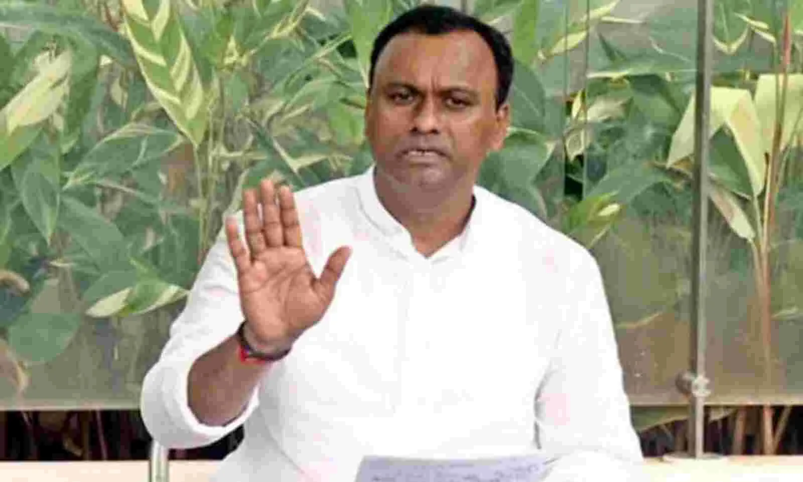 Rajagopal Reddy is contesting as a Congress candidate 