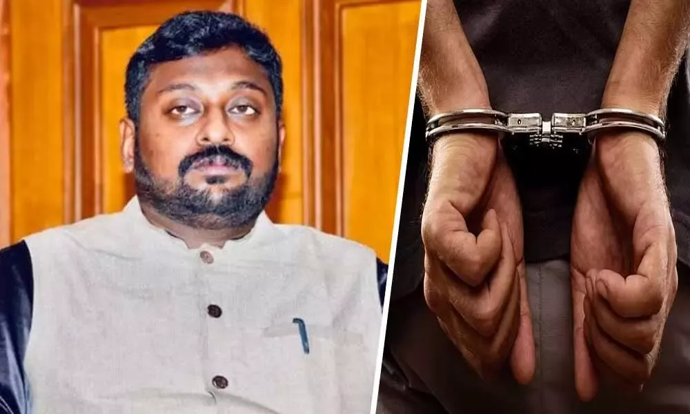 Tamilnadu bjp state secretary sg-surya arrest