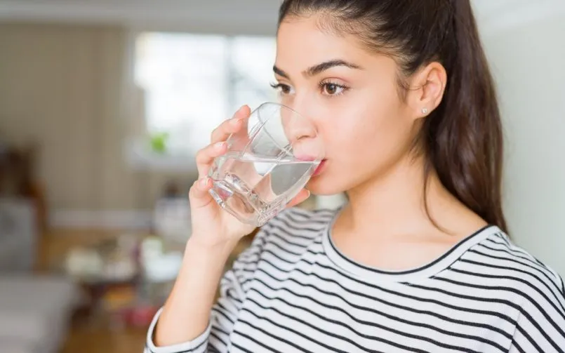 drinking water