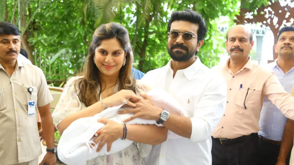 entertainment-news-hero-ram-charan-and-upasana-daughter-received-golden-cradle-from-ambani