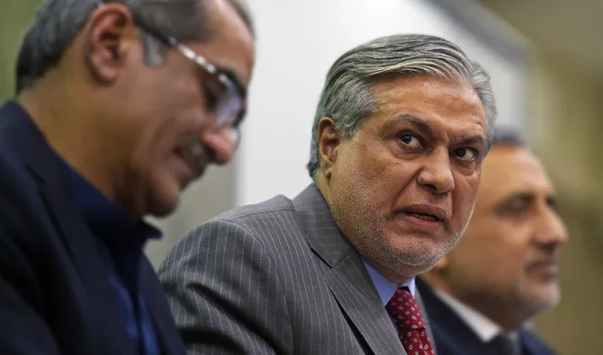 pakistan finance minister dar got angry