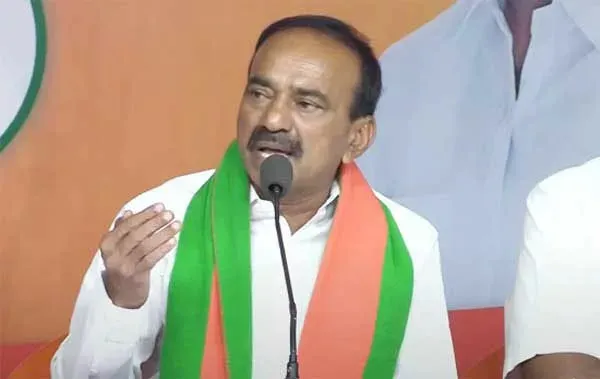 Etala Rajender lashed out at KCR 