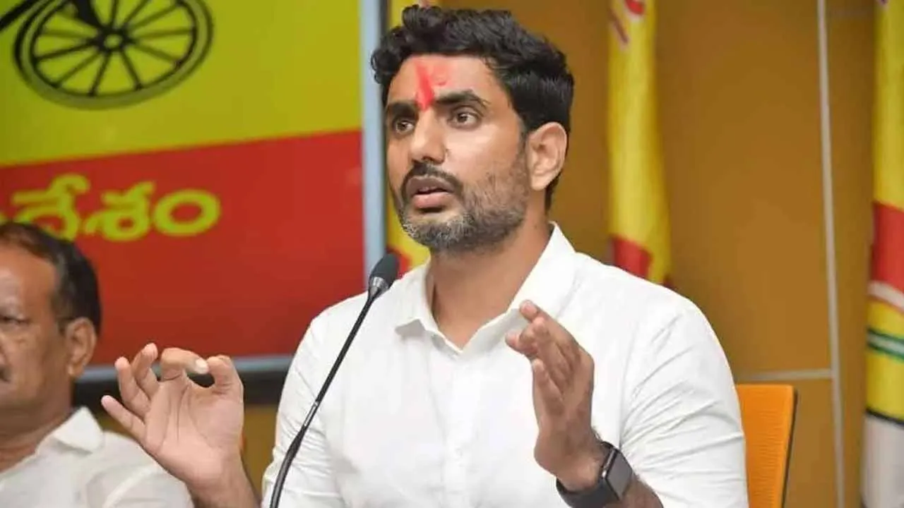 Nara Lokesh who went to Mangalagiri court..legal battle against false propaganda