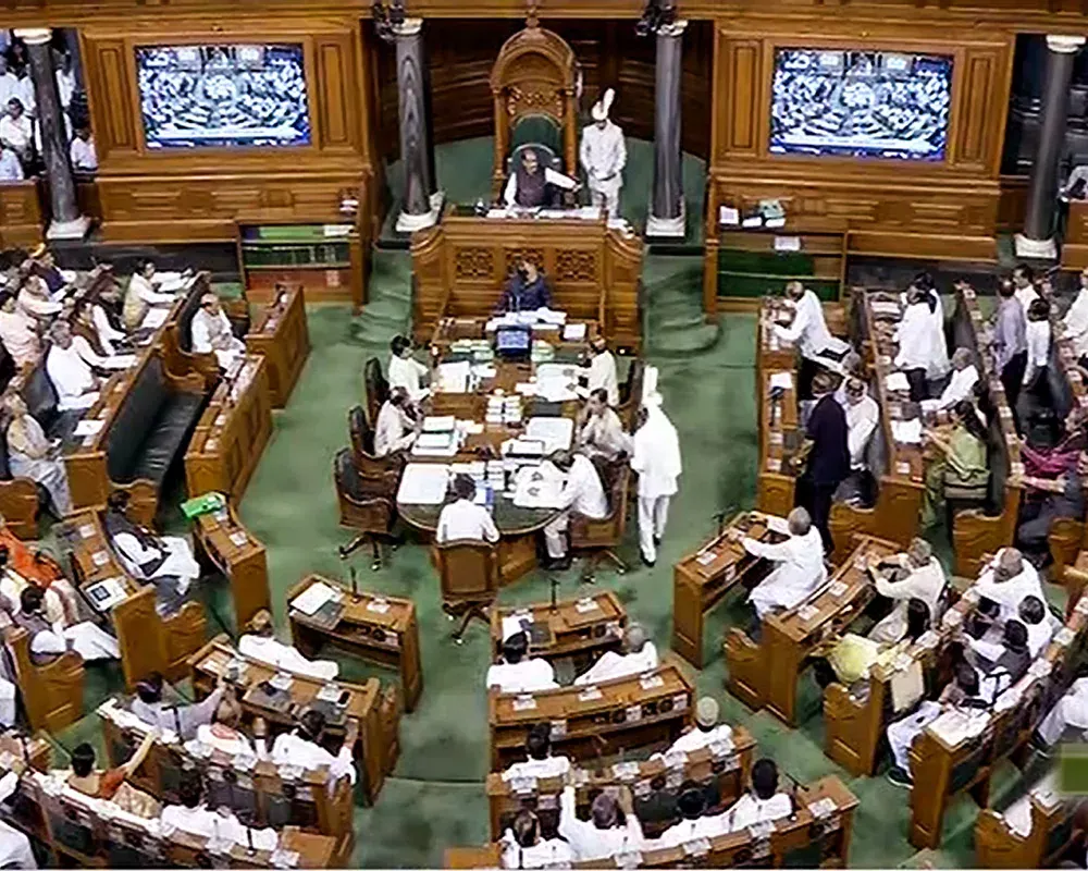 Opposition demands discussion on Manipur Lok Sabha adjourned till 2 pm