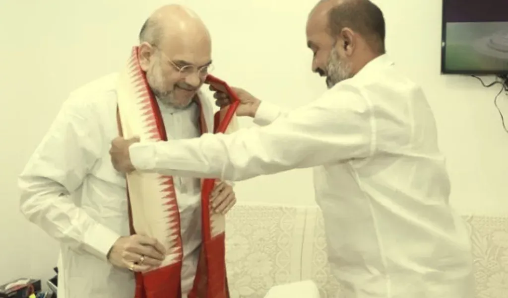amitshah met bandi sanjay