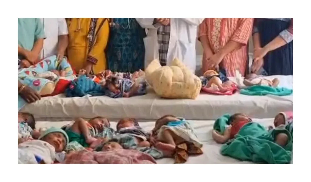 A record number of babies were born in Mettugadda Government Hospital of Mahbubnagar District 