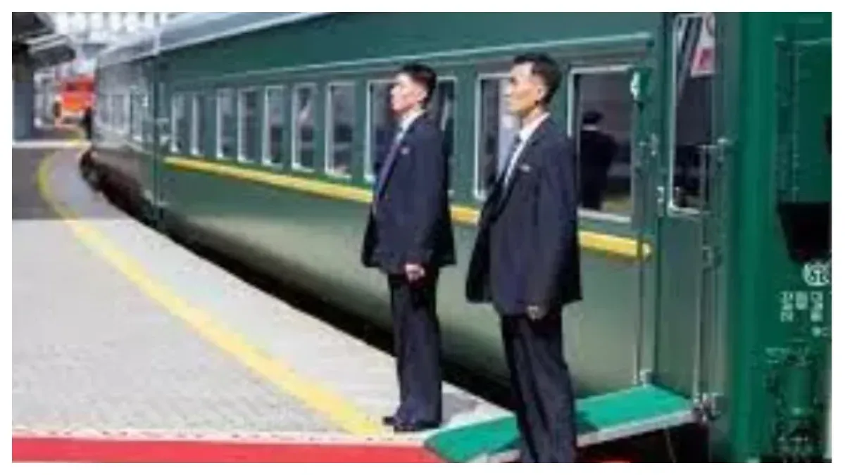 North Korea's Kim Jong Un Arrives In Russia For Weapons Summit With Putin.