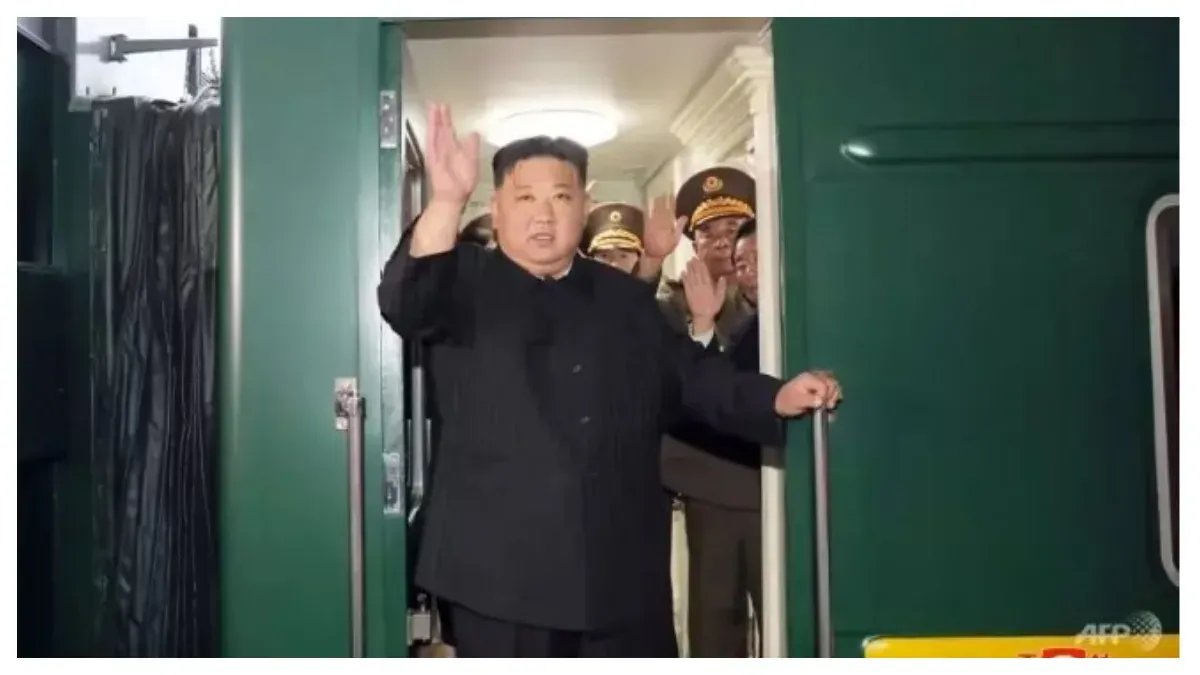 North Korea's Kim Jong Un Arrives In Russia For Weapons Summit With Putin.