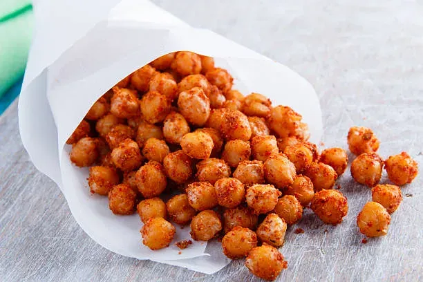 Roasted spicy chickpeas