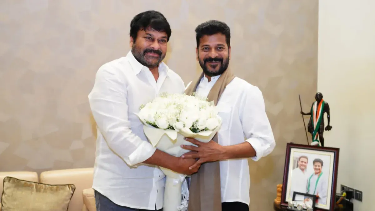 Chiranjeevi   Met CM Revanth Reddy