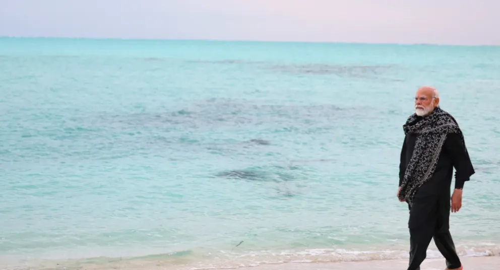 Modi In Lakshadweep