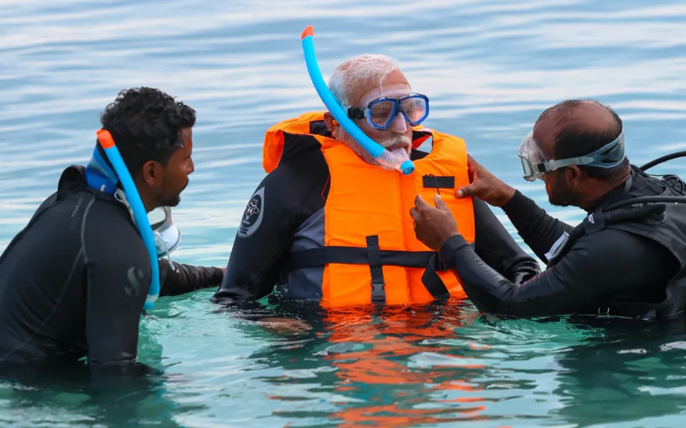Modi In Lakshadweep