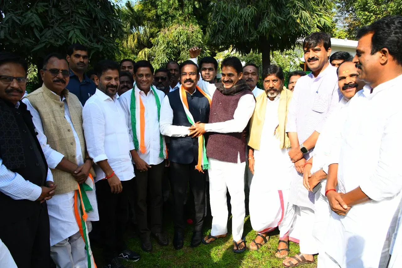 Peddapalli MP Joined Congress
