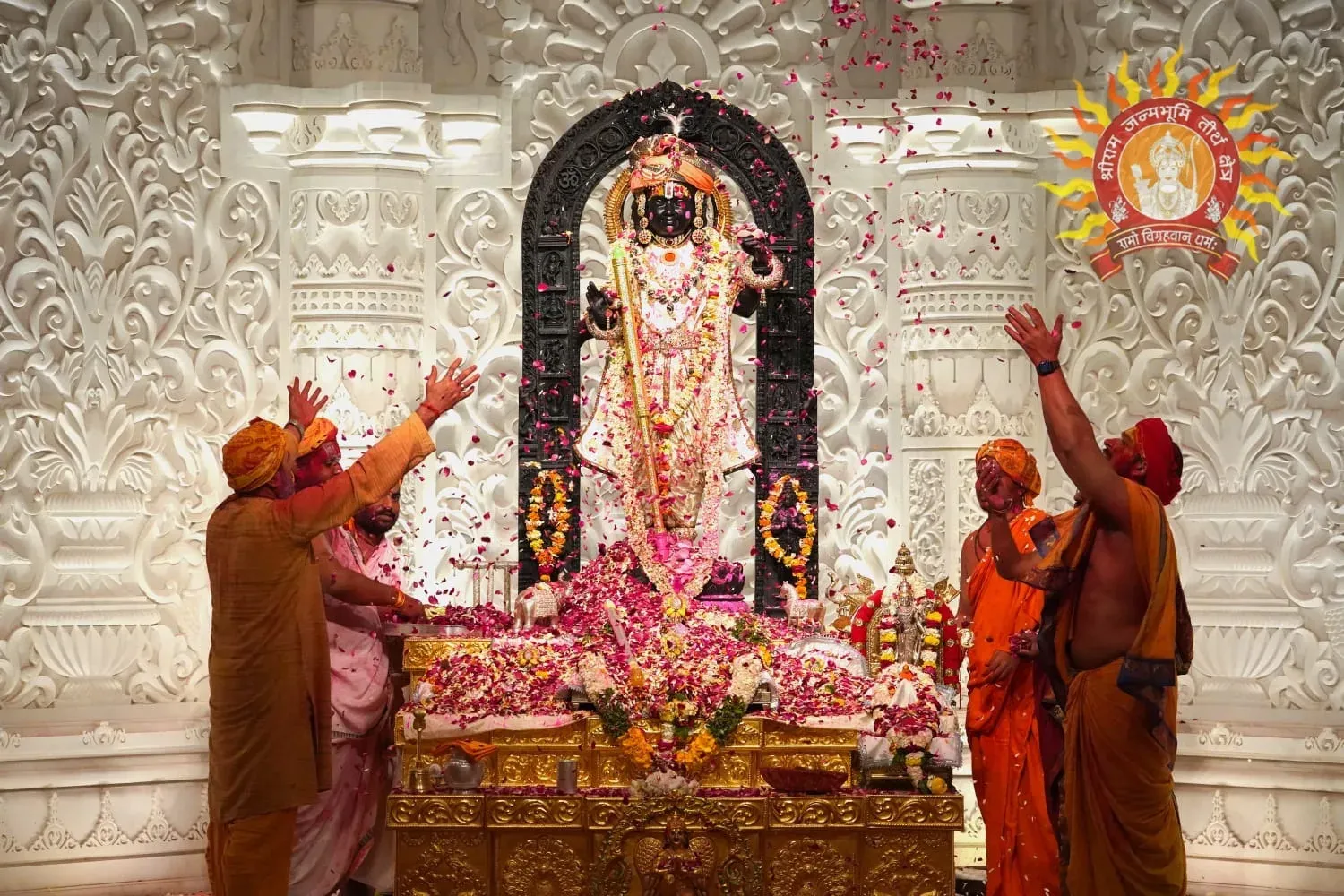 First Holi At Ayodhya Temple