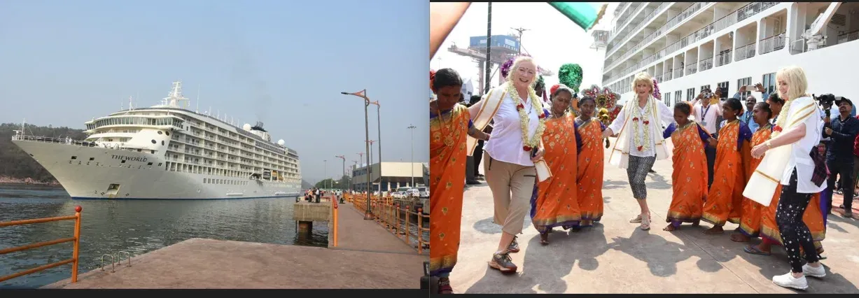 Worlds Luxury Cruise Ship to Visakhapatnam