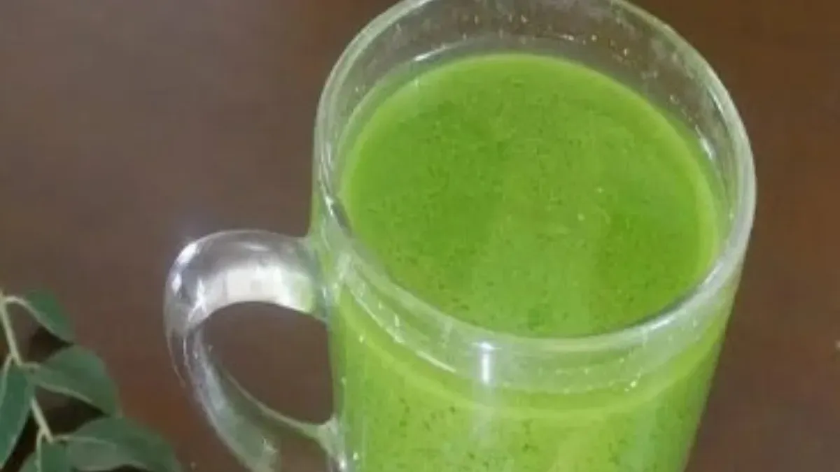 What effect does drinking Curry leaves water have on health? 