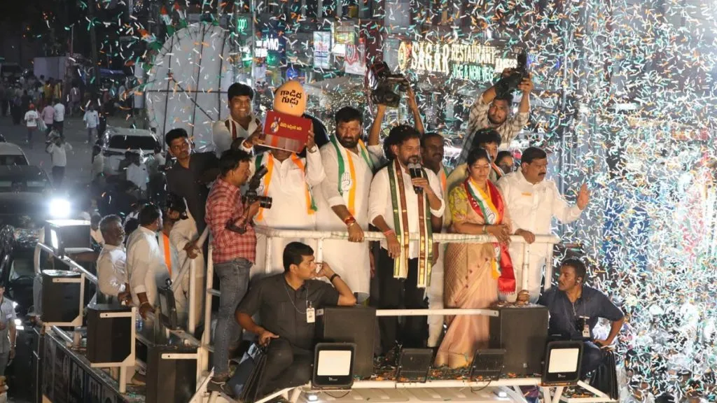 Revanth Road Show at Malkajgiri