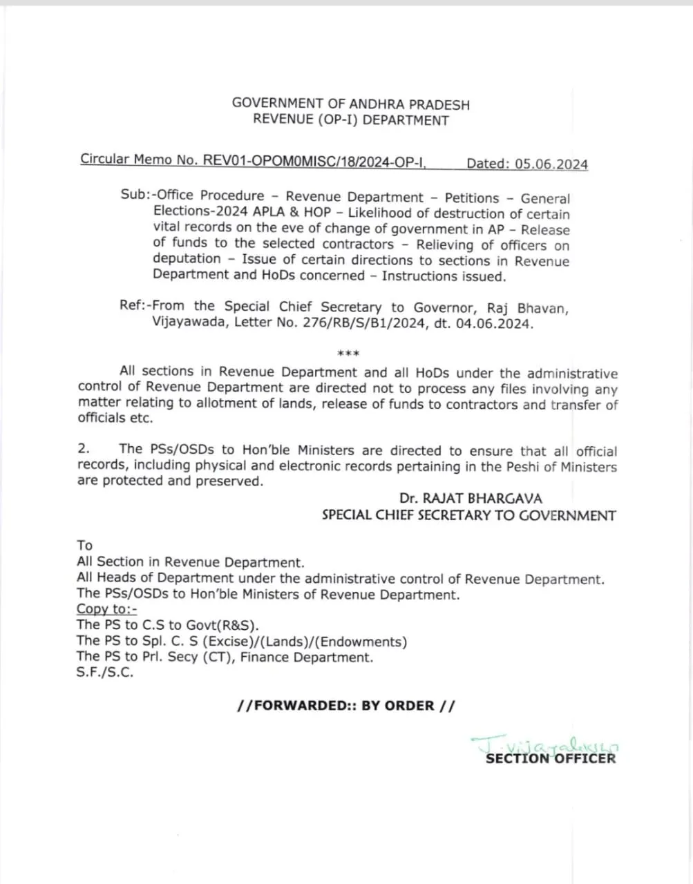 AP Revenue Department
