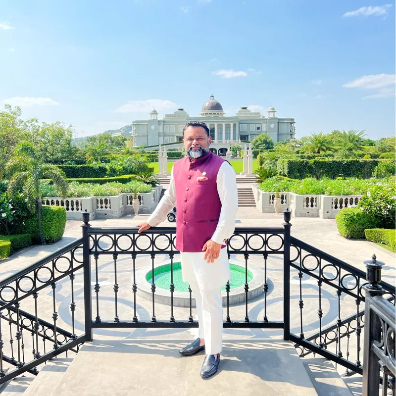 Rajesh Namby, General Manager of Raffles Udaipur
