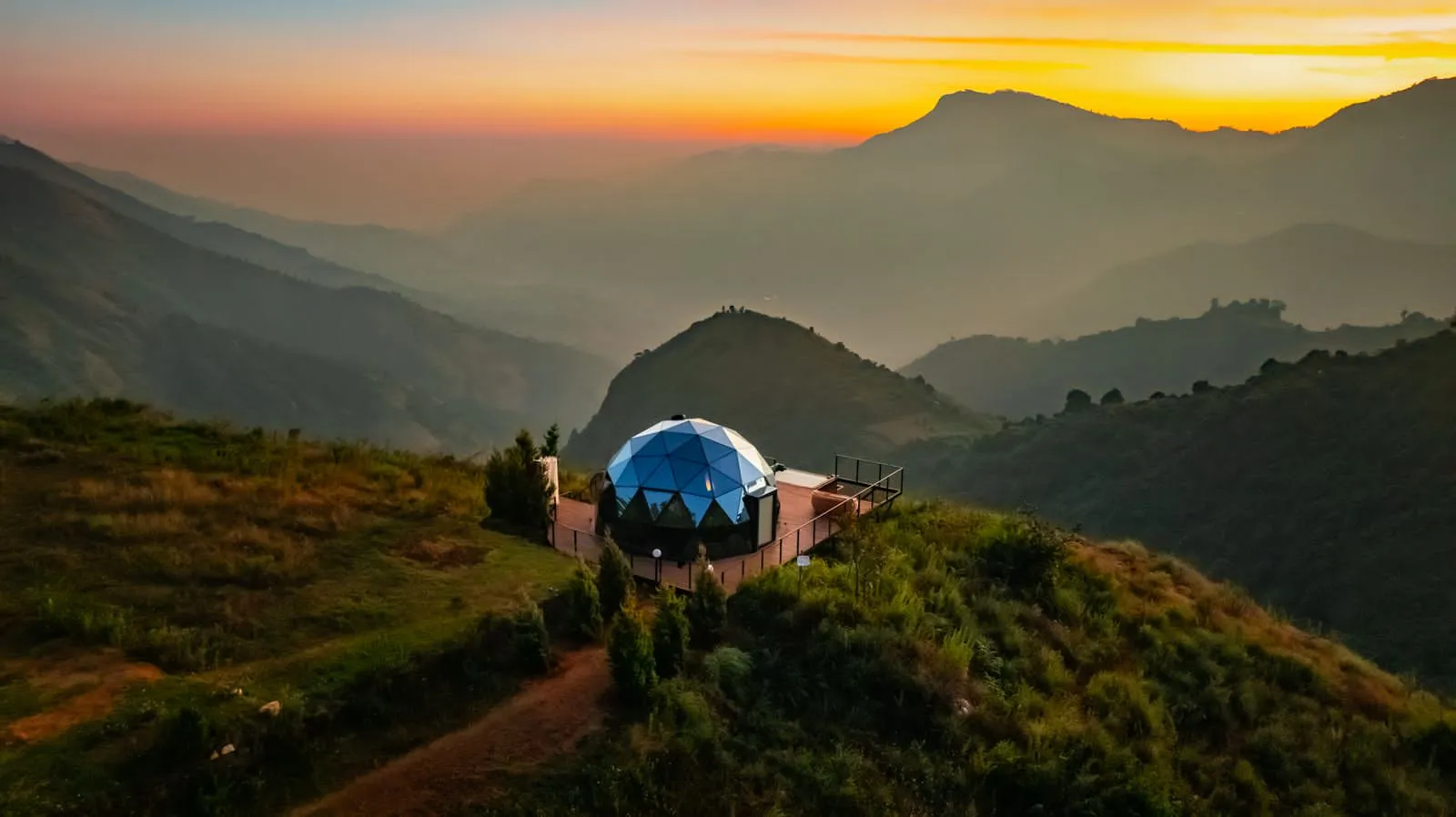 Unveiling India's First Double Glass Glamp in Kodaikanal