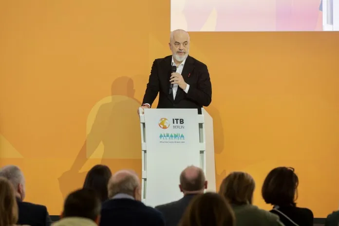 Edi Rama, Prime Minister, Albania Albania's tourism industry is booming – and the figures speak for themselves. At the opening press conference of ITB Berlin 2025, Prime Minister, His Excellency Edi Rama, impressively explained why the country was chosen as the official host country of the World's Largest Travel Trade Show this year. Albania is one of the world's most rapidly growing travel destinations and currently has the fastest expanding airport in Europe. German visitors in particular are increasingly discovering Albania for themselves. Only a few years ago, there were barely a few ten thousand, but by 2023, 374,000 Germans had already visited the country. Rama said: “When the Germans come, we know that provides a strong basis for further tourism to develop.“ 