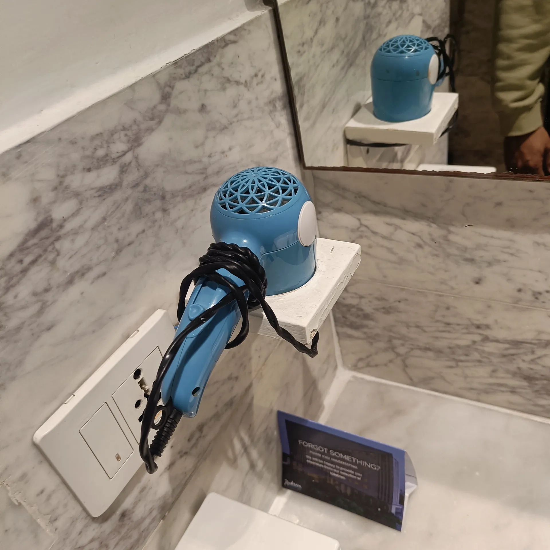 Inside Hair Dryer