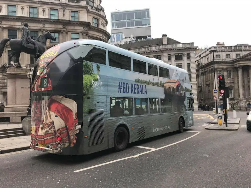 London Bus With Kerala2