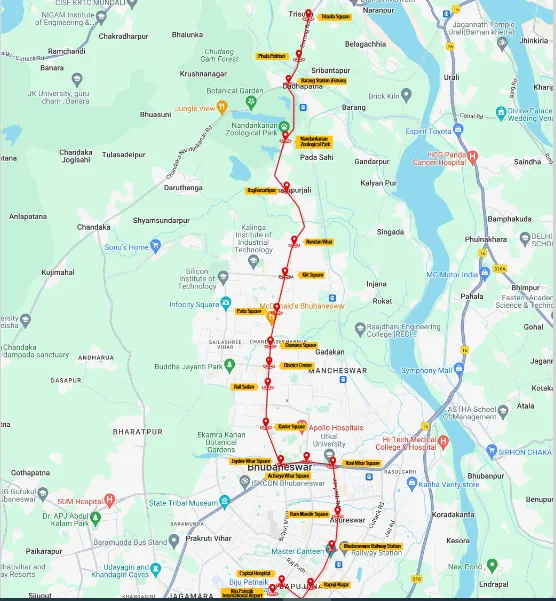Route map