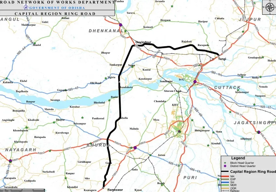 new ring road map