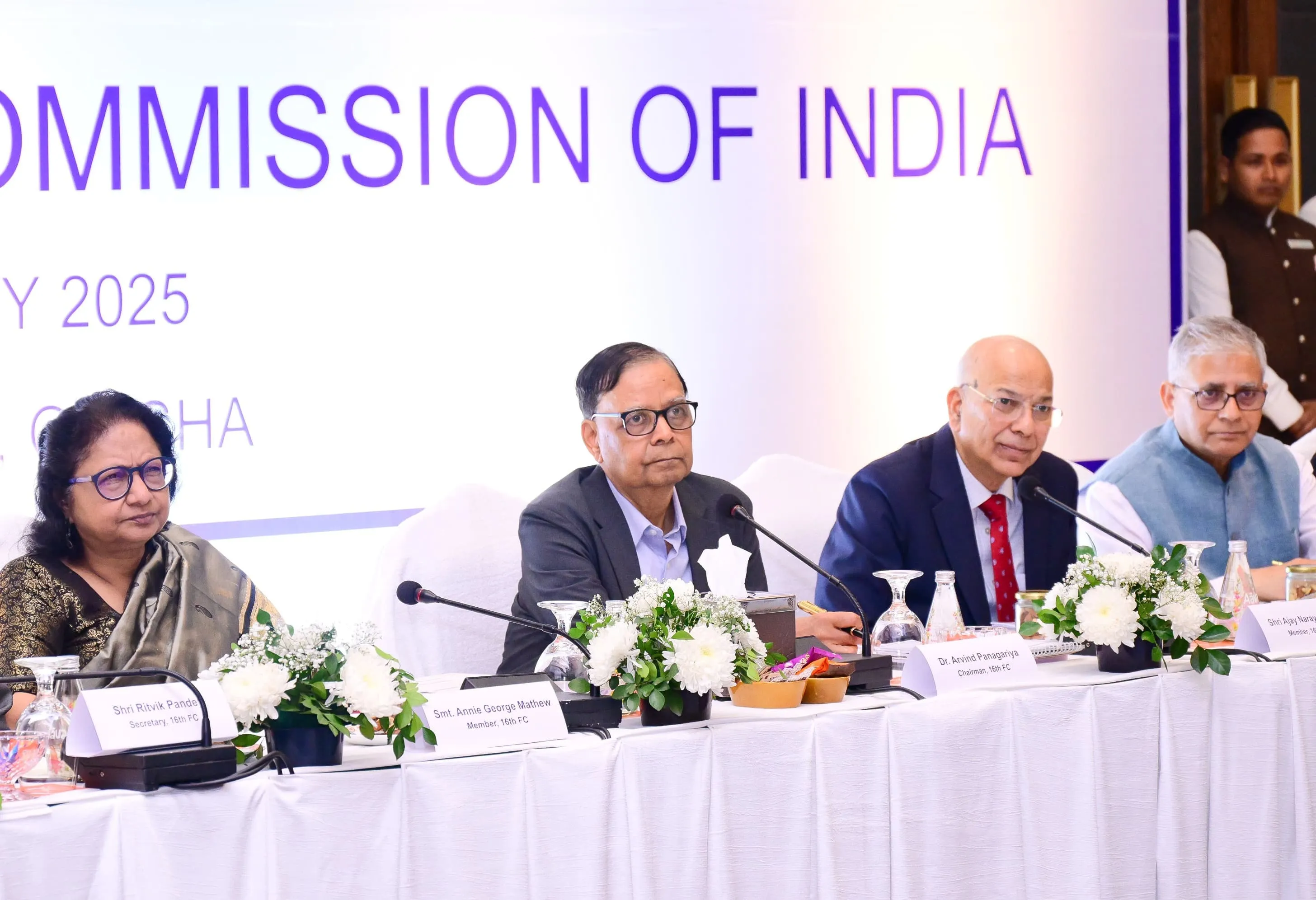 FINANCE COMMISSION CHAIRMAN IN BHUBANESWAR