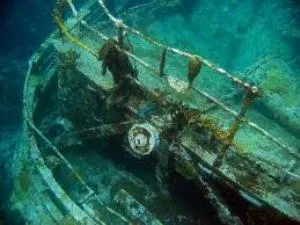 sunken ship