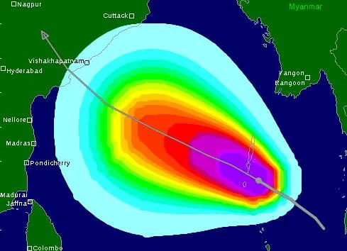 Tracking 'Lehar', the cyclonic storm
