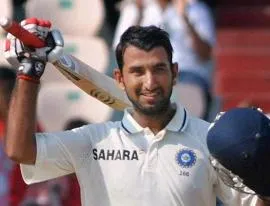 Cheteshwar : First Ton Abroad 